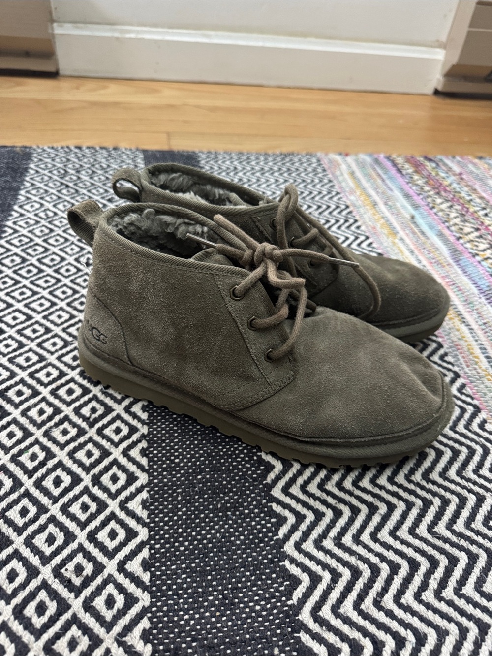 UGG Men’s Olive Green Suede Chukka Boot